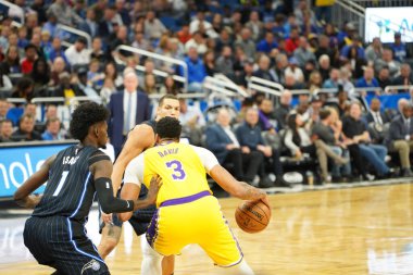 Orlando Magic 11 Aralık 2019 Çarşamba günü Orlando Forida 'daki Amway Center' da Los Angeles Lakers 'a ev sahipliği yaptı. Fotoğraf: Marty Jean-Louis