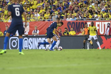 ABD Kolombiya 'ya karşı Raymond James Stadyumu' nda 11 Ekim 2018 'de.  