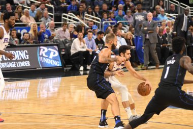 Orlando Magic, Philadelphia 76ers 'ı 14 Kasım 2018' de Orlando Florida 'daki Amway Center' da ağırlıyor..