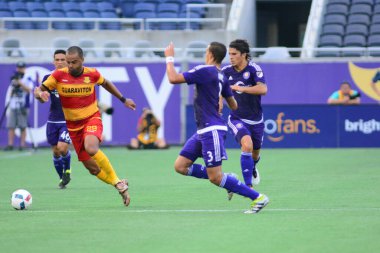 Orlando City SC, 29 Haziran 2016 'da Orlando Florida' daki Kamp Dünyası Stadyumu 'nda Fort Lauderdale Strikers' a ev sahipliği yaptı..