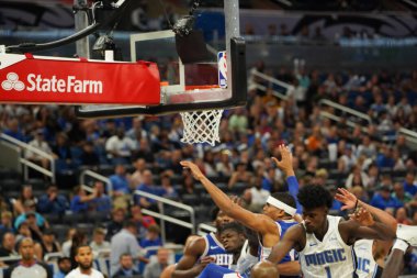 Orlando Magic 13 Ekim 2019 'da Florida, Orlando' daki Amway Center 'da Philadelphia 76ers' a ev sahipliği yaptı.. 