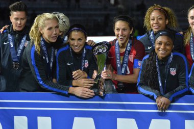 ABD, 7 Mart 2018 tarihinde Orlando City Stadyumu 'ndaki SheBelives Kupası' nda İngiltere ile karşı karşıya geldi..  