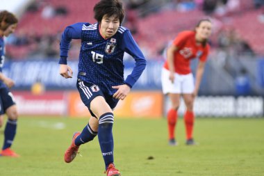 Japonya, İngiltere 'ye karşı Raymond James Stadyumu' nda 5 Mart 2019 'da Tampa Florida' da.