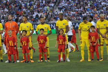Paris Saint-Germain, Tottenham Hotspur 'a karşı 22 Temmuz 2017' de Orlando Florida 'daki Citrus Bowl' da.  