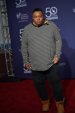 15 Ekim 2019 'da Nashville, Tennessee' deki Linbscome Üniversitesi 'nde verilen 50. GMA Dove Ödülleri sırasında kırmızı halı.