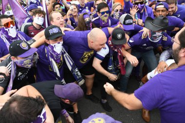 Orlando City 26 Temmuz 2018 'de Florida Exploria Stadyumu' nda NYC FC 'ye ev sahipliği yaptı. Fotoğraf: Marty Jean-Louis
