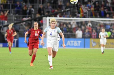 ABD, 7 Mart 2018 tarihinde Orlando City Stadyumu 'ndaki SheBelives Kupası' nda İngiltere ile karşı karşıya geldi.. 