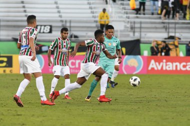 Fluminense, Florida Kupası 'nda 15 Ocak 2018' de Orlando Florida 'da oynanan Spektrum Stadyumu' nda Barcelona SC 'ye karşı..