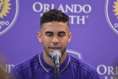 Orlando City SC, Dom Dwyer 'ı tanıtmak için bir basın toplantısı düzenledi..  