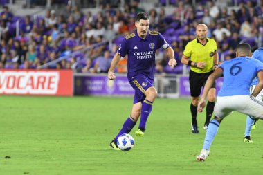 Orlando City 26 Temmuz 2018 'de Florida Exploria Stadyumu' nda NYC FC 'ye ev sahipliği yaptı. Fotoğraf: Marty Jean-Louis