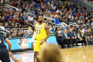 Orlando Magic 11 Aralık 2019 Çarşamba günü Orlando Forida 'daki Amway Center' da Los Angeles Lakers 'a ev sahipliği yaptı. Fotoğraf: Marty Jean-Louis