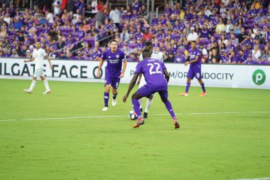 Orlando City SC, 19 Haziran 2019 Çarşamba günü Orlando 'daki Exploria Stadyumu' nda düzenlenen ABD Açık Kupası sırasında New England Devrimi 'ne ev sahipliği yaptı. 