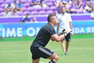 Orlando City 15 Nisan 2017 'de Florida, Orlando' daki Citrus Bowl 'da Los Angeles Galaksisine ev sahipliği yaptı..  