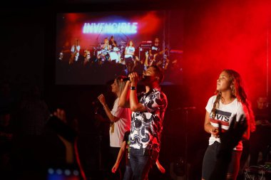 Miel San Marcos grubu 28 Temmuz 2019 tarihinde Tampa Florida 'daki Iglesia de Dios Pentecostal' da sahne almaktadır..  