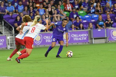 Orland Pride, 25 Ağustos 2018 'de Orlando Florida' daki Exploria Stadyumu 'nda Chicago Red Stars' a ev sahipliği yapıyor..  