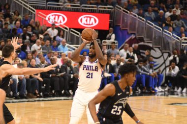 Orlando Magic, Philadelphia 76ers 'ı 14 Kasım 2018' de Orlando Florida 'daki Amway Center' da ağırlıyor.. 