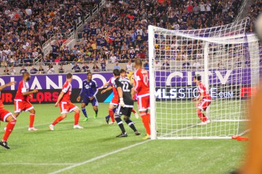 Orlando City SC, 8 Mayıs 2015 'te Florida' daki Kamp Dünyası Stadyumu 'nda Los Angeles Galaksisi' ne ev sahipliği yaptı.. 