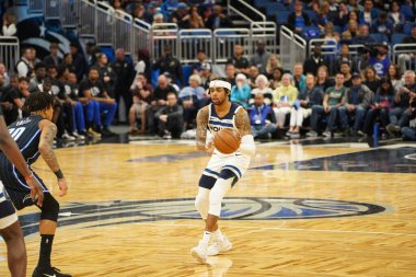 Orlando Magic 28 Şubat 2020 tarihinde Orlando Florida 'da Amway Center' da Minnesota Timberwolves 'a ev sahipliği yapar..  