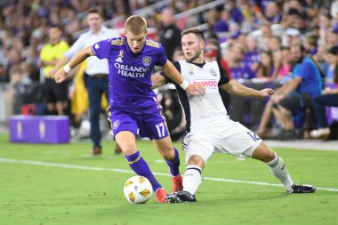 Orlando City SC 1 Eylül 2018 'de Florida Exploria Stadyumu' nda Philadelphia Union 'a ev sahipliği yaptı..
