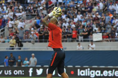 Paris Saint-Germain, Tottenham Hotspur 'a karşı 22 Temmuz 2017' de Orlando Florida 'daki Citrus Bowl' da.  