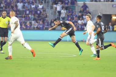 Orlando City 21 Nisan 2018 'de Orlando Florida' daki Exploria Stadyumu 'nda San Jose depremlerine ev sahipliği yaptı..  