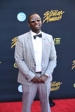 24 Mart 2018 Cumartesi günü Las Vegas 'taki Orleans Resort' ta düzenlenen 33. Yıldız Ödülleri Kırmızı Halı sırasında ünlüler.