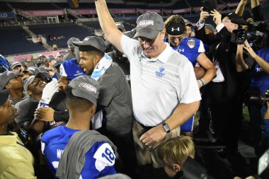 Georgia State Face Batı Kentucky Cure Bowl sırasında 16 Aralık 2017 'de Orlando Florida' daki Citrus Bowl 'da.  