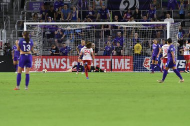 Orland Pride, 25 Ağustos 2018 'de Orlando Florida' daki Exploria Stadyumu 'nda Chicago Red Stars' a ev sahipliği yapıyor..
