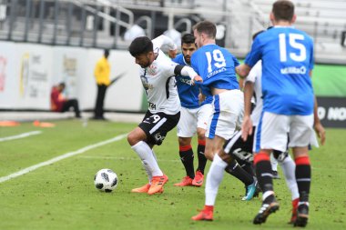 13 Ocak 2018 'de Orlando Florida' daki Spektrum Stadyumu 'nda düzenlenen Florida Kupası' nda Korucular Corinthianlara karşı..