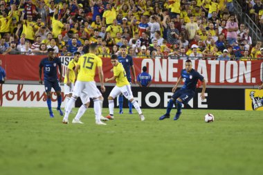 ABD Kolombiya 'ya karşı Raymond James Stadyumu' nda 11 Ekim 2018 'de.  