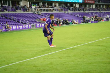 Orlando City SC, 19 Haziran 2019 Çarşamba günü Orlando 'daki Exploria Stadyumu' nda düzenlenen ABD Açık Kupası sırasında New England Devrimi 'ne ev sahipliği yaptı.