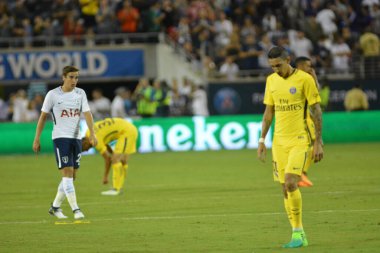 Paris Saint-Germain, Tottenham Hotspur 'a karşı 22 Temmuz 2017' de Orlando Florida 'daki Citrus Bowl' da.   