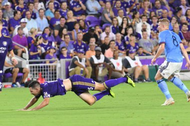 Orlando City 26 Temmuz 2018 'de Florida Exploria Stadyumu' nda NYC FC 'ye ev sahipliği yaptı. Fotoğraf: Marty Jean-Louis