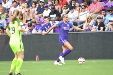 Orlando Pride 21 Temmuz 2018 'de Orlando Florida' daki Exploria Stadyumu 'nda Seattle Reign FC' ye ev sahipliği yapmaktadır. Fotoğraf: Marty Jean-Louis
