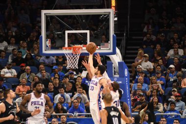 Orlando Magic, Philadelphia 76ers 'ı 14 Kasım 2018' de Orlando Florida 'daki Amway Center' da ağırlıyor..