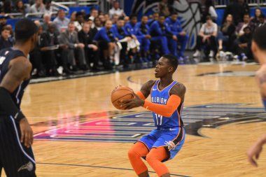 Orlando Magic 29 Ocak 2019 'da Orlando Florida' daki Amway Center 'da OklahomaCity Thunder' a ev sahipliği yaptı. 