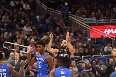 Orlando Magic 29 Ocak 2019 'da Orlando Florida' daki Amway Center 'da OklahomaCity Thunder' a ev sahipliği yaptı.