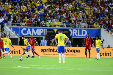 Brezilya, 8 Haziran 2016 tarihinde Orlando Florida 'daki Copa America Centenario' da Haiti ile karşılaştı..