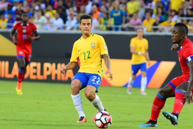Brezilya, 8 Haziran 2016 tarihinde Orlando Florida 'daki Copa America Centenario' da Haiti ile karşılaştı..