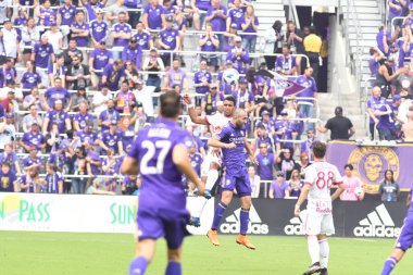 Orlando City, 31 Mart 2018 'de Orlando Florida' daki Exploria Stadyumu 'nda New York Red Bulls' a ev sahipliği yaptı..  
