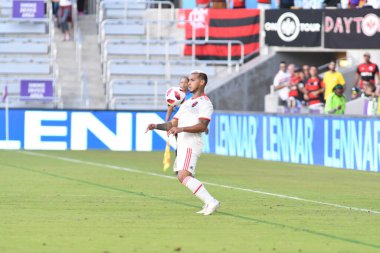 Flamengo Eintracht Frankfurt 'a karşı 12 Ocak 2019 Cumartesi günü Orlando City Stadyumu' nda.  
