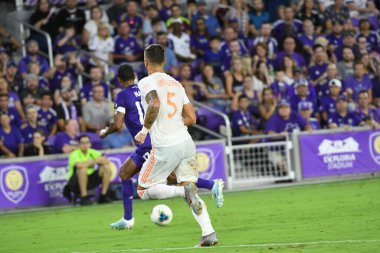 Orlando City SC, 6 Ağustos Salı günü Orlando Florida 'daki Exploria Stadyumu' nda oynanan ABD Kupası sırasında Atlanta United FC 'ye ev sahipliği yaptı..