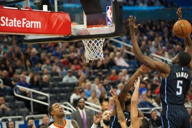 Orlando Magic 30 Aralık 2019 tarihinde Orlando, Florida 'daki Amway Center' da Atlanta Hawks 'a ev sahipliği yaptı.