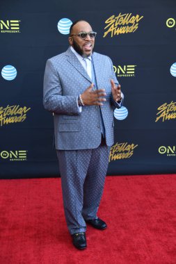 24 Mart 2018 Cumartesi günü Las Vegas 'taki Orleans Resort' ta düzenlenen 33. Yıldız Ödülleri Kırmızı Halı sırasında ünlüler. 