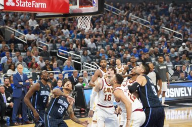 Orlando Magic, Orlando, Florida 'daki sezon açılışında Cleveland Cavaliers' ı Amway Center 'da ağırlıyor..