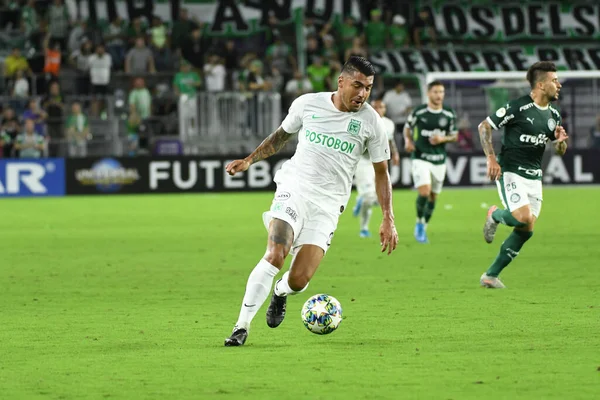 Florida Cup 2020 Palmeiras Atletico Nacional Zápas Stadionu Exploria Orlandu — Stock fotografie