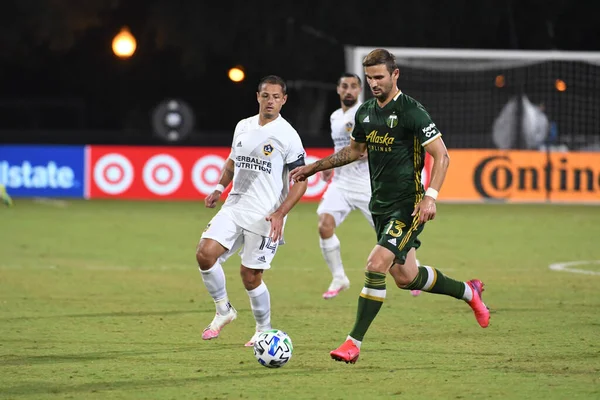 Galaxy Enfrenta Portland Timbers Durante Mls Back Tournament Espn Wild — Fotografia de Stock