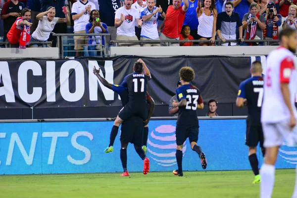 Usa Soccer Team Host Trinidad Tobago Everbank Field Jacksonville Florida — Stock Photo, Image