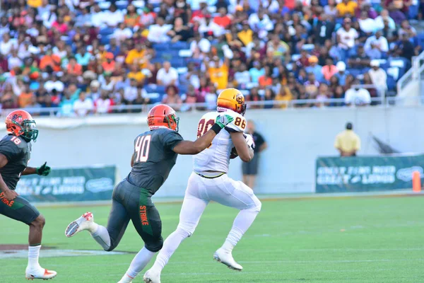 Florida Rattlers Enfrentan Bethune Cookman Wildcats Durante Los Clásicos Florida —  Fotos de Stock