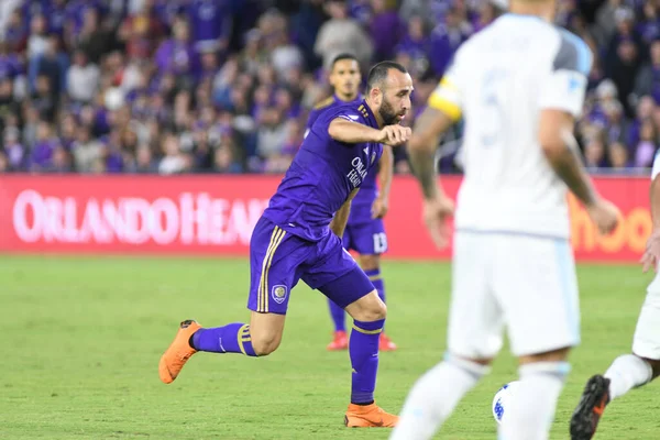 Orlando City SC, 10 Mart 2018 'de Orlando City Stadyumu' nda Minnesota United FC 'ye ev sahipliği yaptı..  